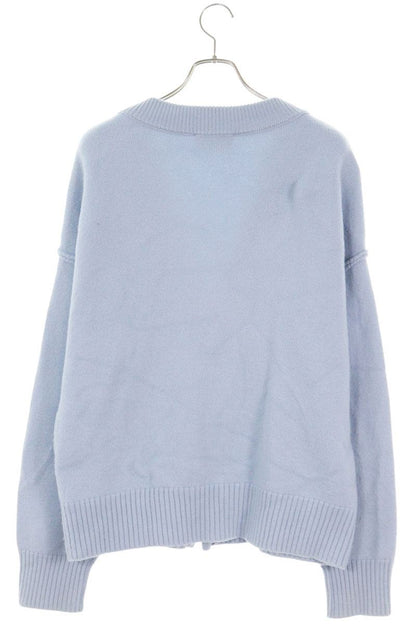 AMI Alexandre Mattiussi Heart Logo Cardigan Light Size L