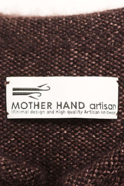 MOTHER HAND artisan Silk Mohair Cardigan Brown Size 6