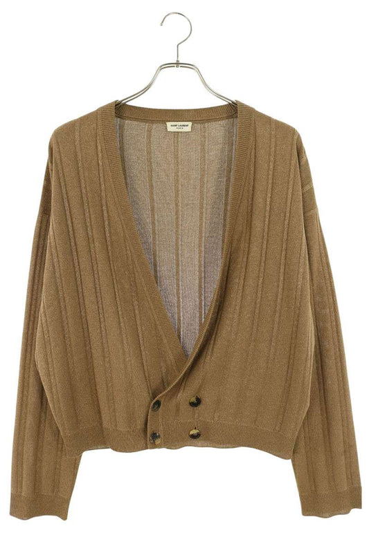 SAINT LAURENT PARIS Beige Double Breasted Rayon Size XL