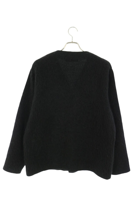 OUR LEGACY Black Mohair Cardigan Size S