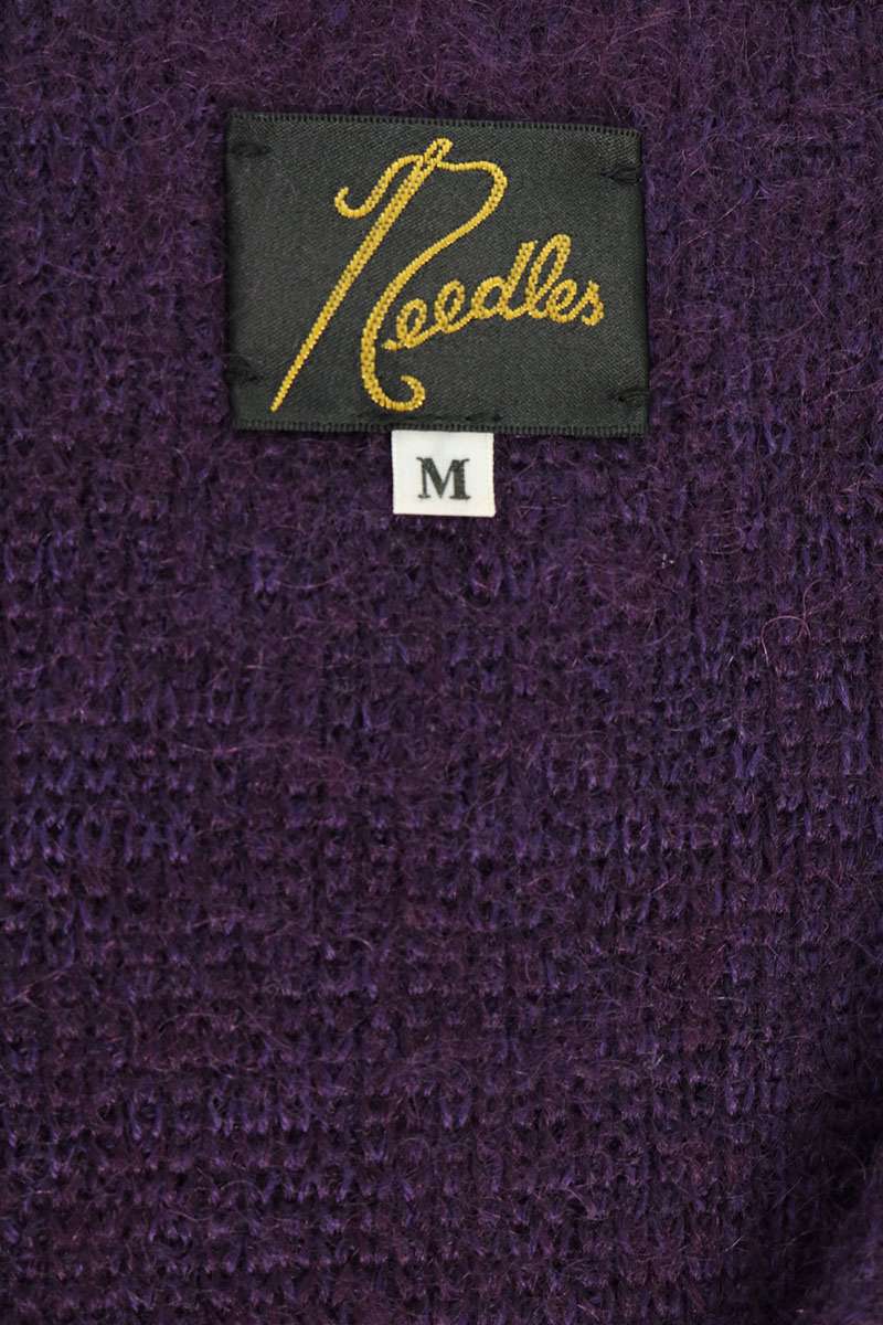 Needles Mohair Cardigan Purple Size M