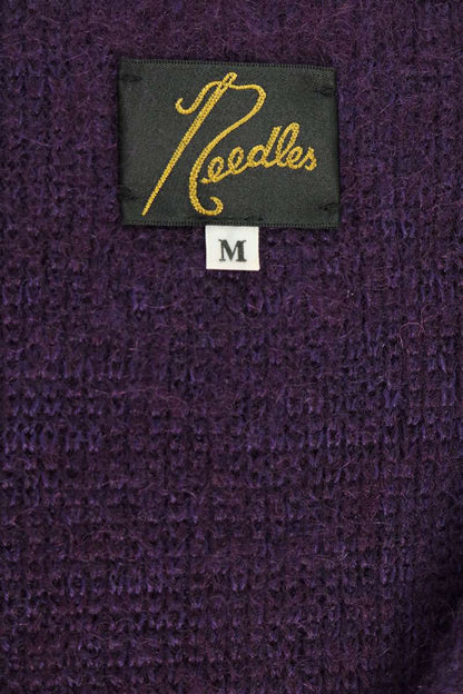 Needles Mohair Cardigan Purple Size M