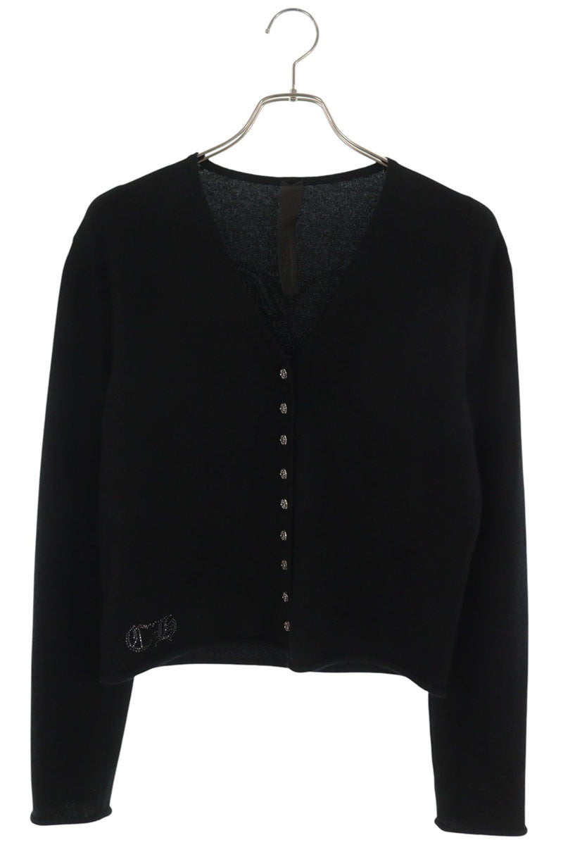 Chrome Hearts Rhinestone Heart Cardigan Multi Size M