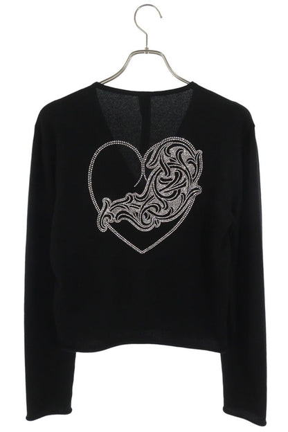 Chrome Hearts Rhinestone Heart Cardigan Multi Size M