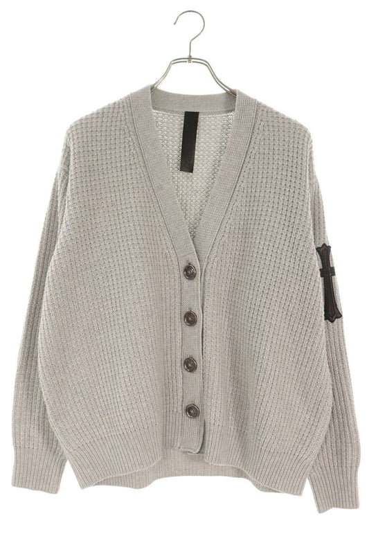 Chrome Hearts HIT & RUN Cross Patch Cashmere Cardigan Size S