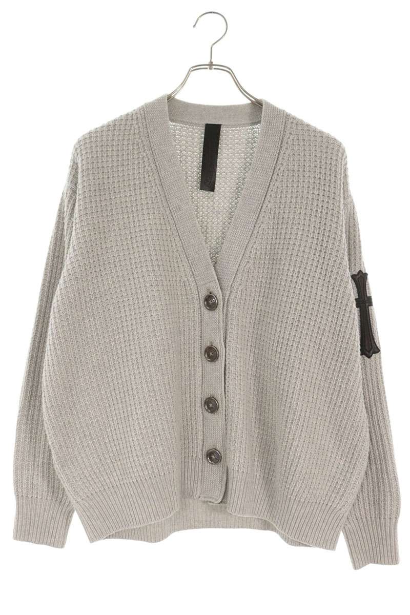 Chrome Hearts HIT & RUN Cross Patch Cashmere Cardigan Size S