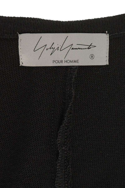 YOHJI YAMAMOTO POUR HOMME Cotton Cardigan Black Size 3