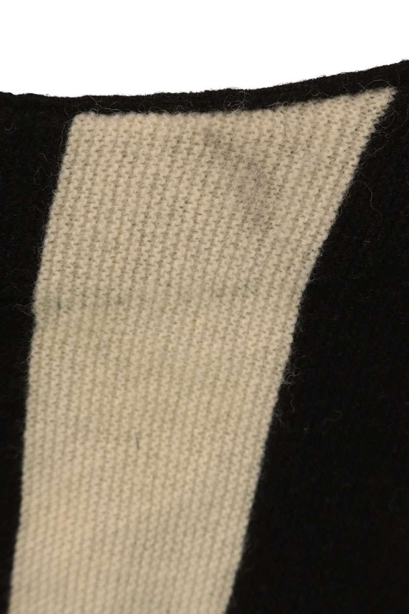 SUPREME 19AW x Lacoste Stripe Cardigan Wool Blend Size XL
