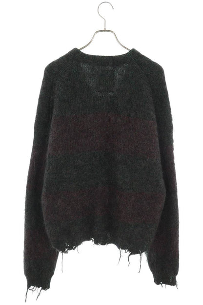 MIHARAYASUHIRO Green Cut-off Mohair Cardigan Size 46