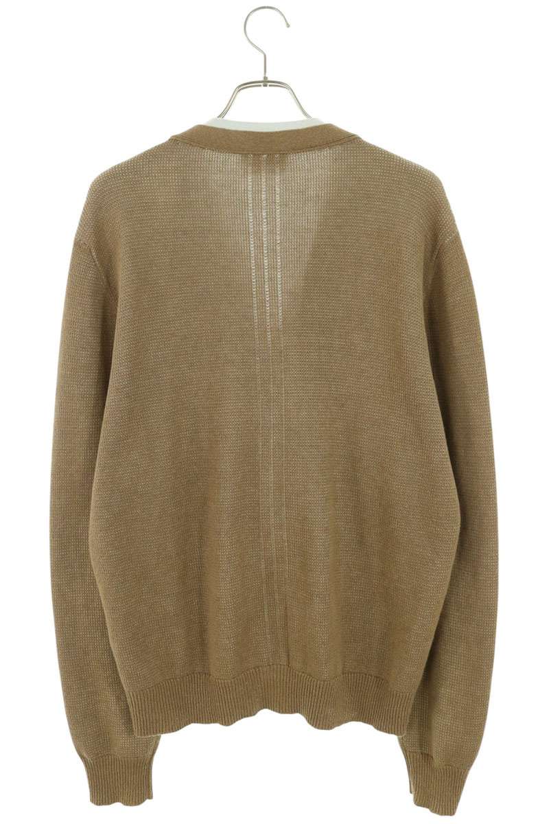 HERMES Linen Blend Cotton Cardigan Multi Size M