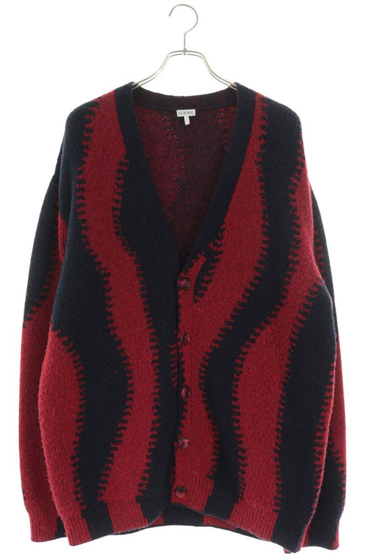 LOEWE Stripe Wool Cardigan Size L