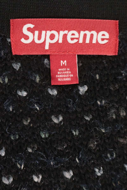 SUPREME 25AW Textured Cardigan Black Size M