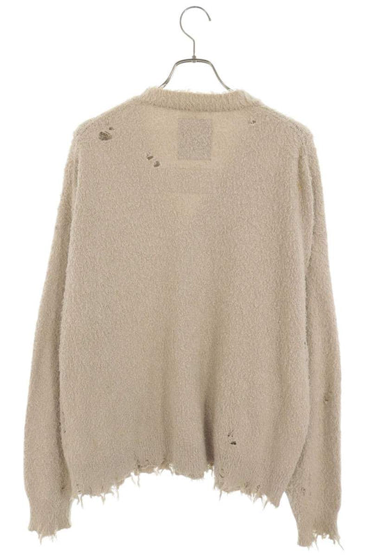MIHARAYASUHIRO 23AW Distressed V-Neck Cardigan Size 46