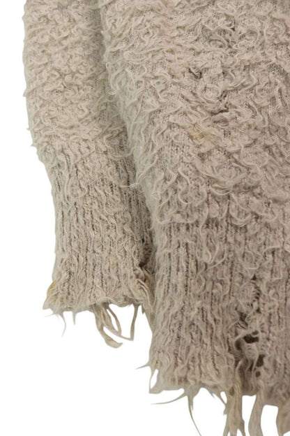 MIHARAYASUHIRO 23AW Distressed V-Neck Cardigan Size 46