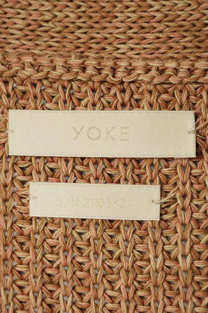 YOKE 21SS 5G Connecting Rib Knit Cardigan Size 1