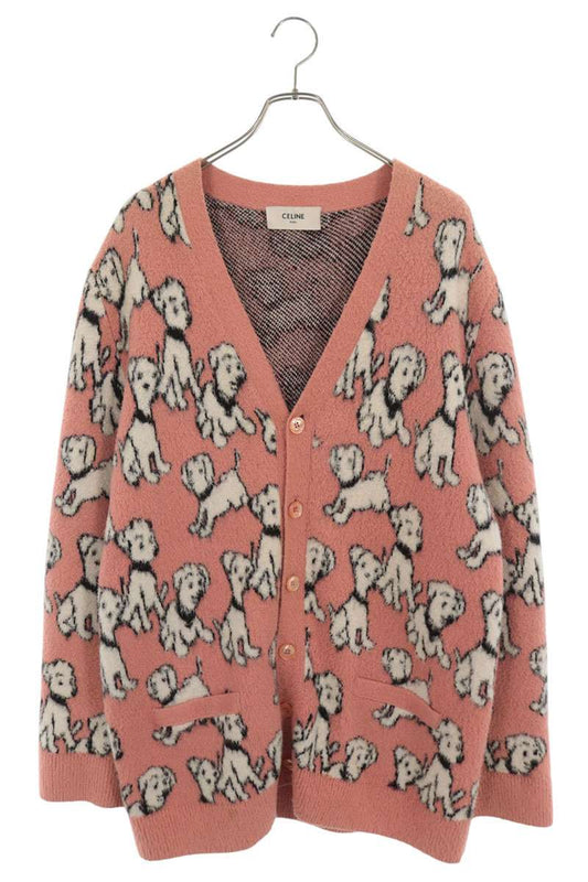 CELINE Amy Dorian Brushed Cotton Cardigan Size M
