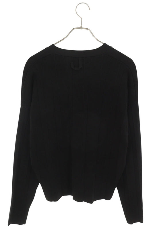 JACQUEMUS Pleated Cardigan Black Size S