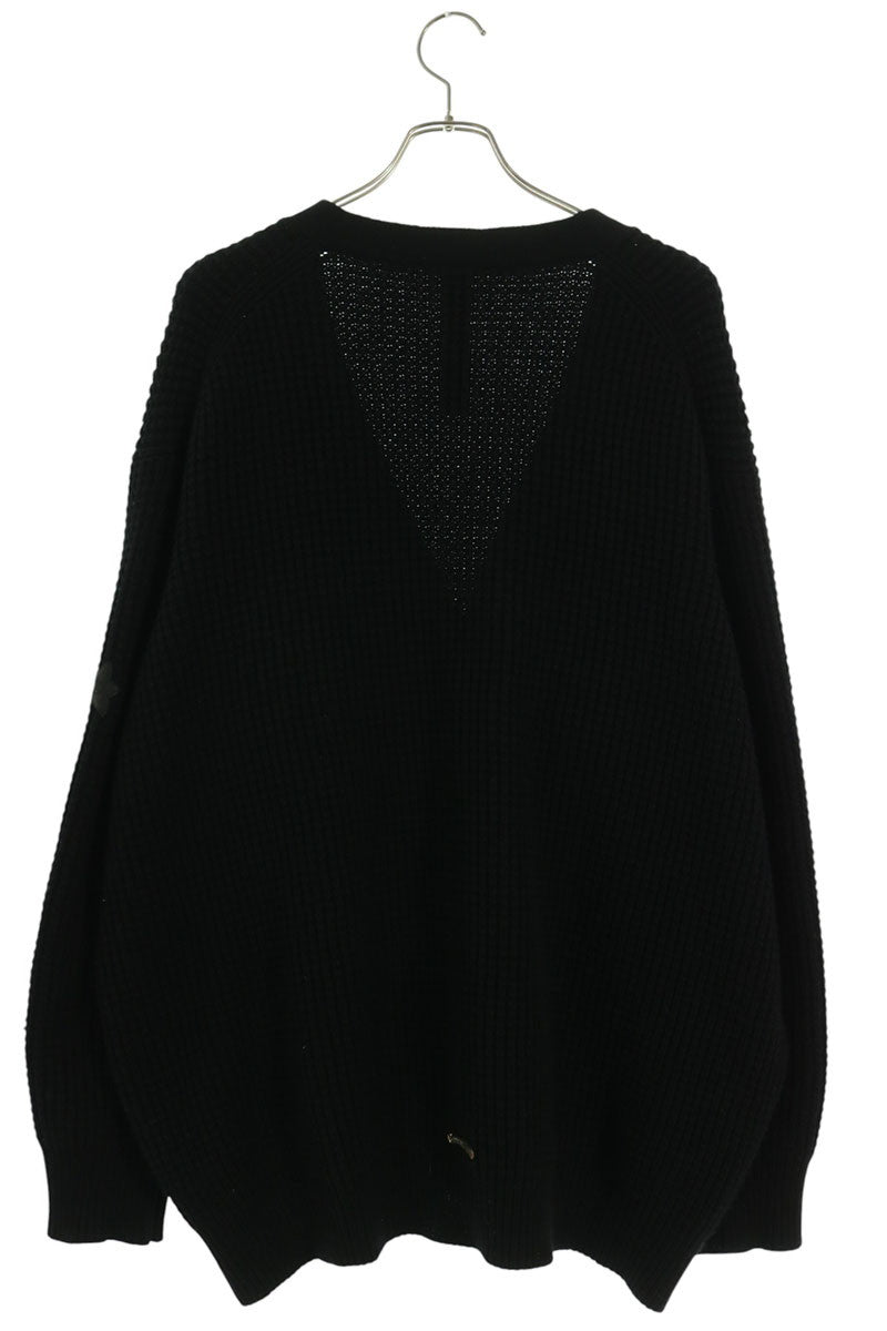 Chrome Hearts HIT & RUN Cashmere Cross Patch Cardigan Size L