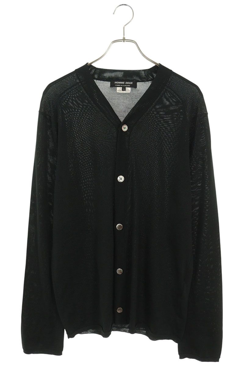 COMME des GARCONS HOMME DEUX Acetate Cardigan Black Size L