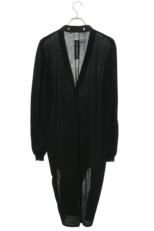 Rick Owens 20SS Wool Snap Button Long Cardigan Black Size L