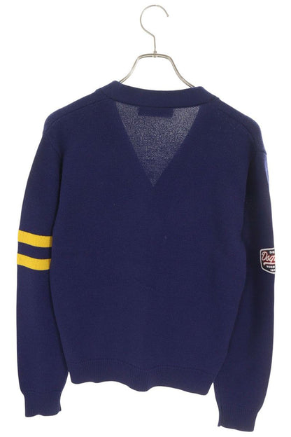 DSQUARED2 Wool Logo Patch Cardigan Navy Size XS