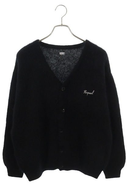 SEQUEL 25AW Mohair Knit Cardigan Black Size L