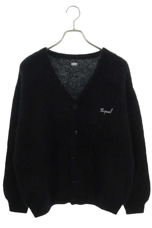 SEQUEL 25AW Mohair Knit Cardigan Black Size L