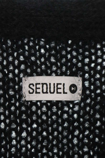 SEQUEL 25AW Mohair Knit Cardigan Black Size L