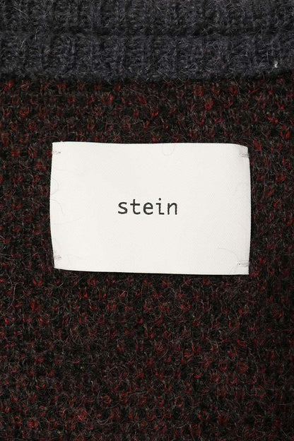 stein 22AW Kid Mohair Argyle Knit Cardigan Multi Size L