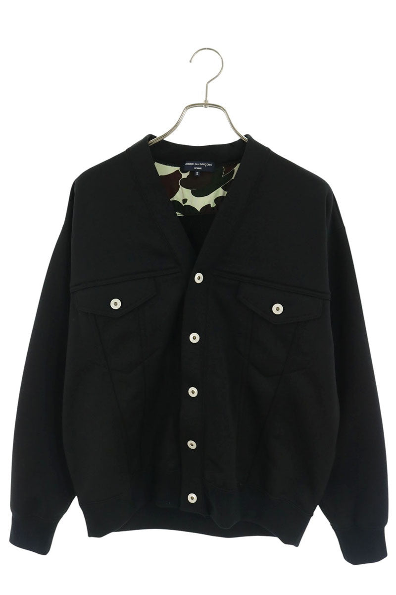 COMME des GARCONS HOMME AD2024 Poly Cardigan Black Size S