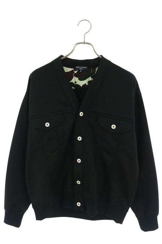 COMME des GARCONS HOMME AD2024 Poly Cardigan Black Size S