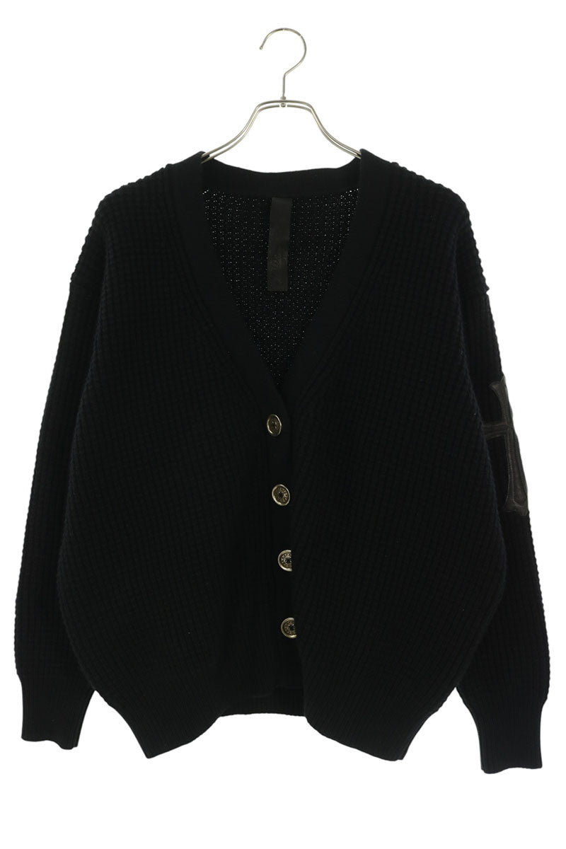 Chrome Hearts HIT & RUN Cross Patch Cardigan Size S