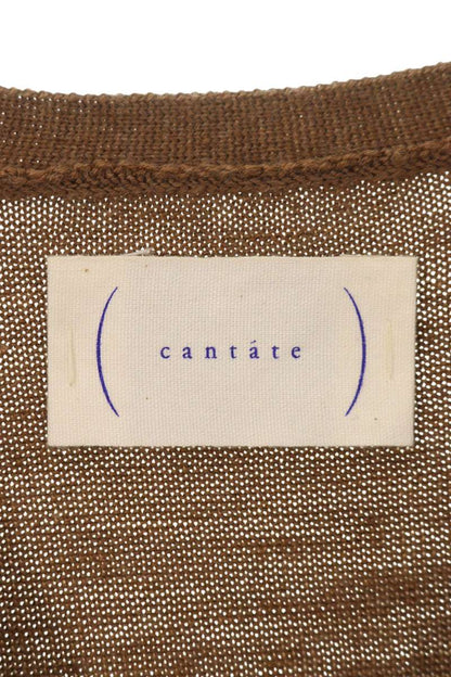 cantate 17AW Wool Cardigan Brown Size 46