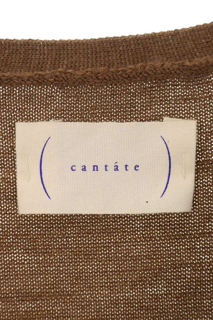 cantate 17AW Wool Cardigan Brown Size 48