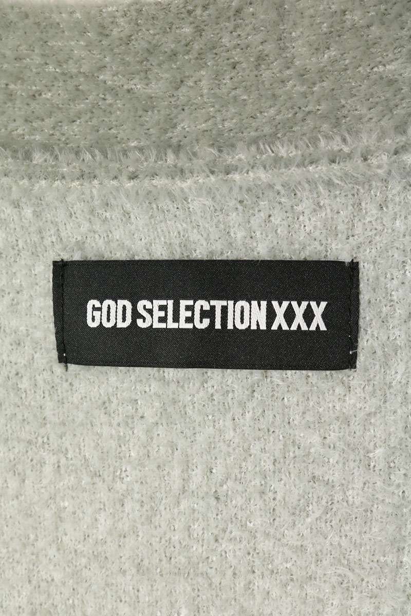 GOD SELECTION XXX X Knit Cardigan Gray Size L