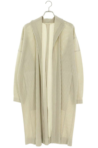 HOMME PLISSE ISSEY MIYAKE Pleated Long Cardigan Green Size 1