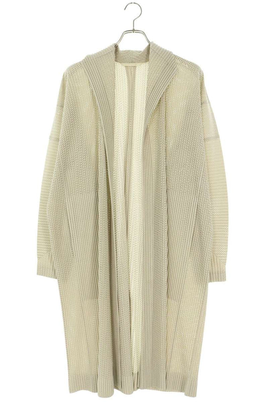 HOMME PLISSE ISSEY MIYAKE Pleated Long Cardigan Green Size 1