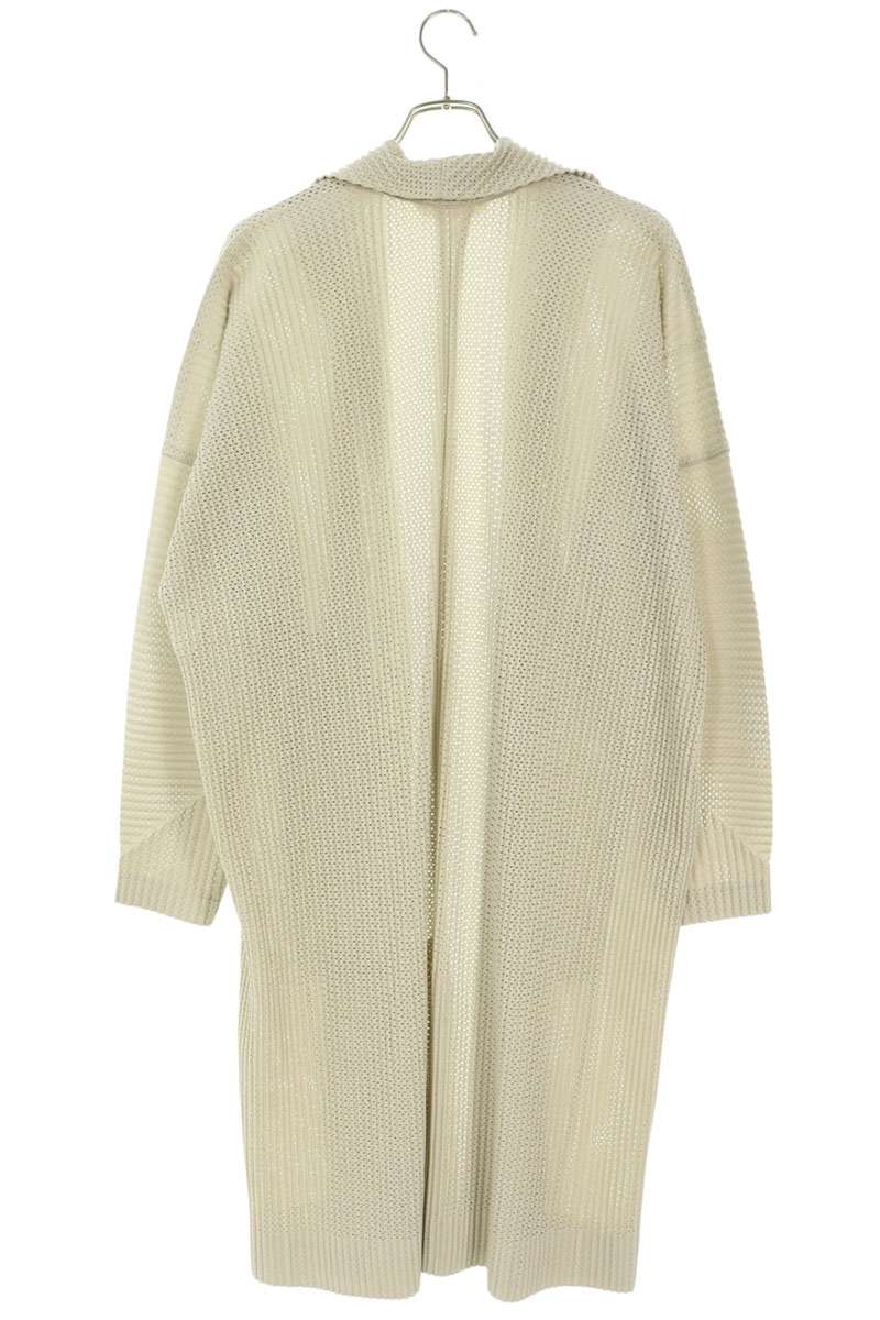 HOMME PLISSE ISSEY MIYAKE Pleated Long Cardigan Green Size 1