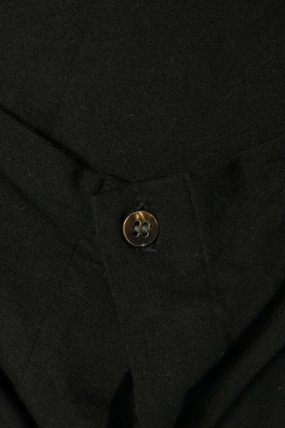 Y's Rayon Blend Button-Up Cardigan Black Size 3