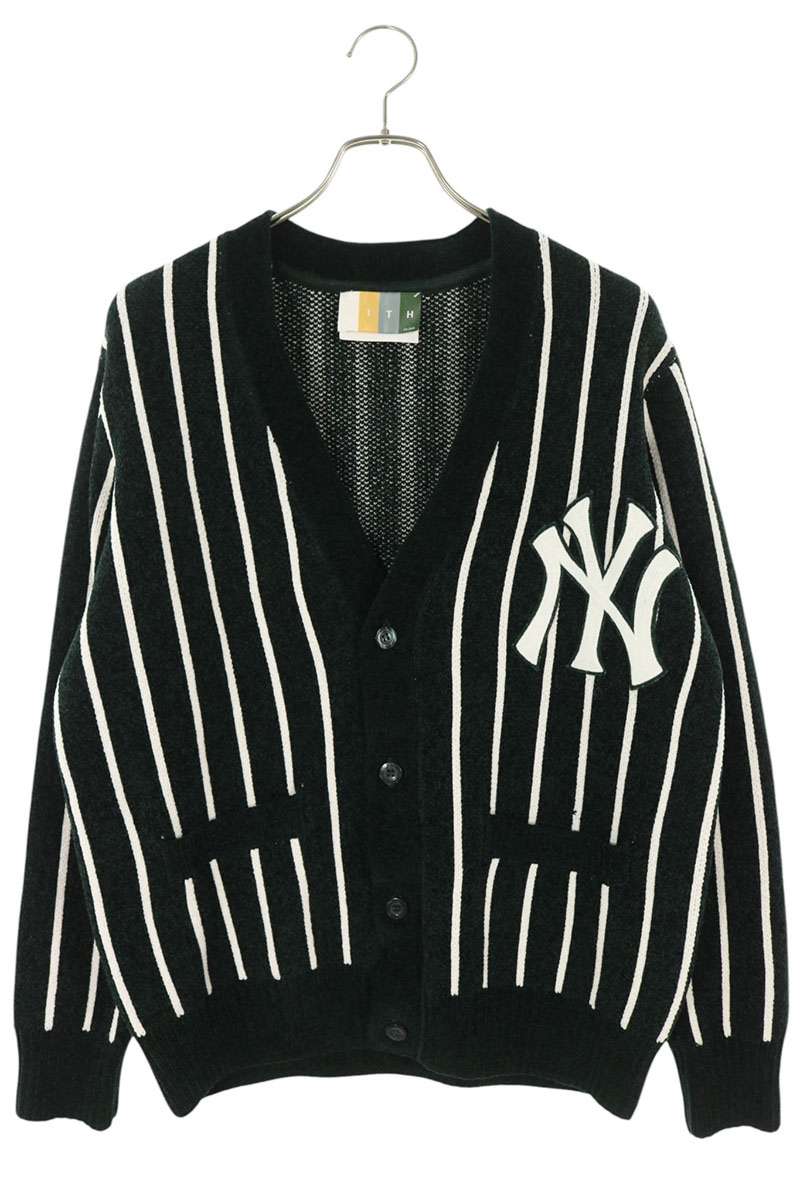 KITH MLB Stripe Cardigan Green Size M