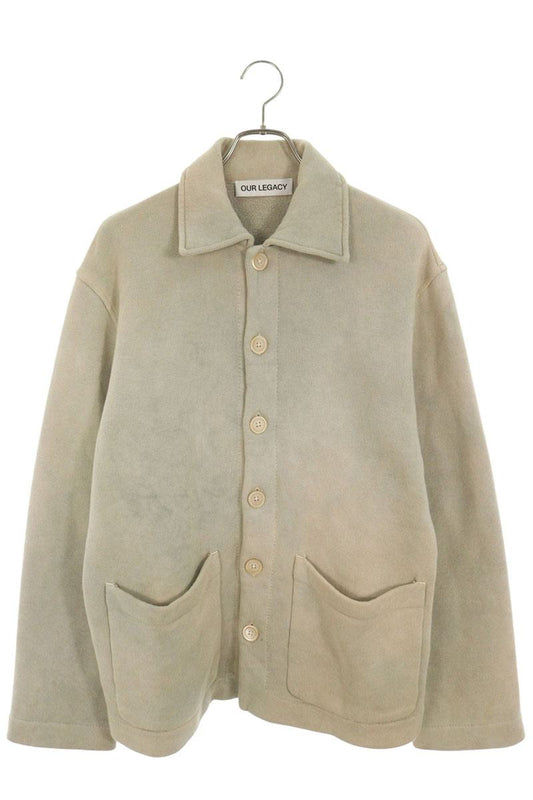 OUR LEGACY SHELTER CARDIGAN Cotton Green Size 44