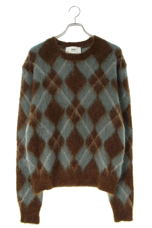 AMI 24AW Knit Sweater Brown Size L