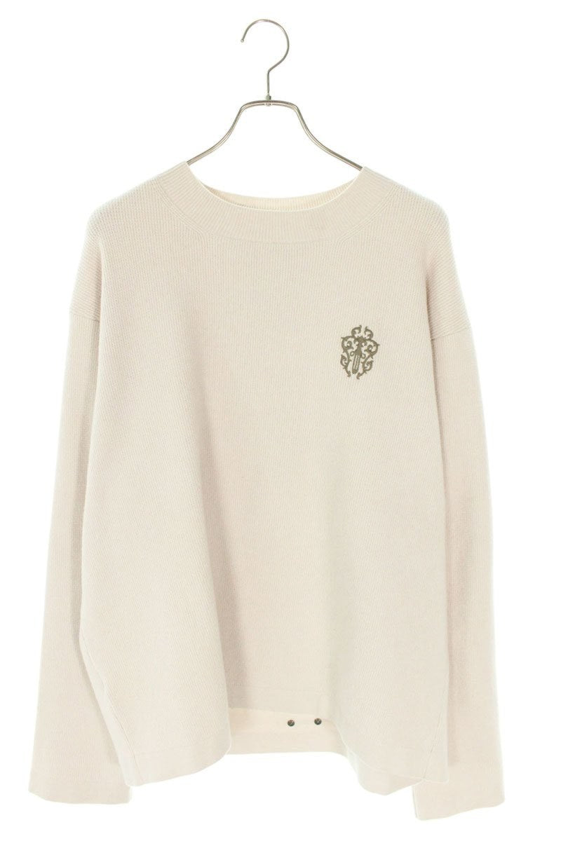 Chrome Hearts Knit Sweater Beige Size XL