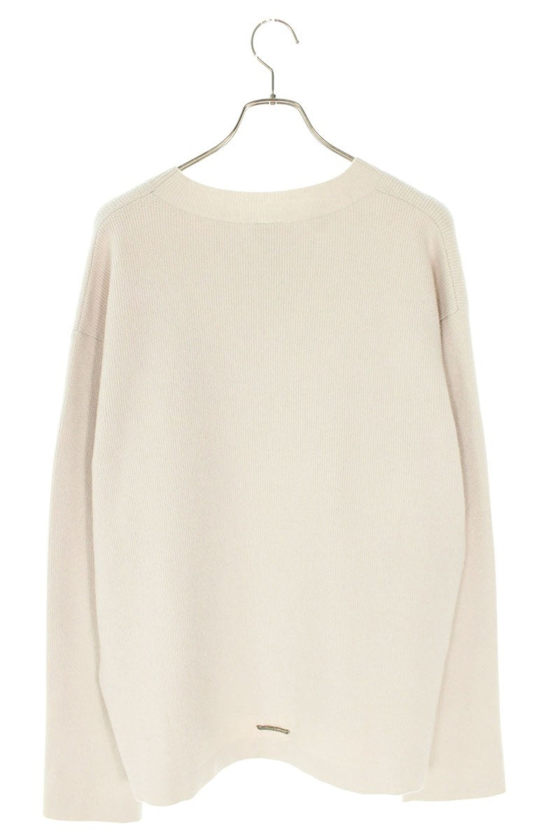 Chrome Hearts Knit Sweater Beige Size XL