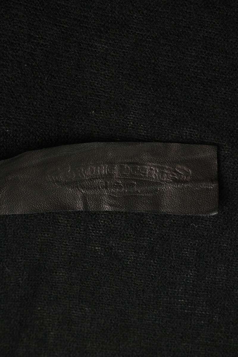 Chrome Hearts Cross Patch Leather Knit Sweater Size M