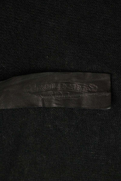 Chrome Hearts Cross Patch Leather Knit Sweater Size M