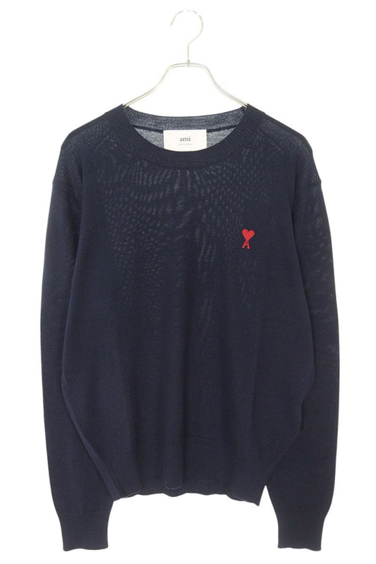 AMI 25SS Knit Sweater Blue Size L