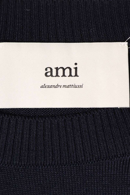AMI 25SS Knit Sweater Blue Size L