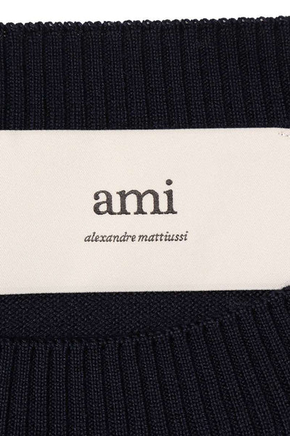 AMI 25SS Knit Sweater Blue Size XL