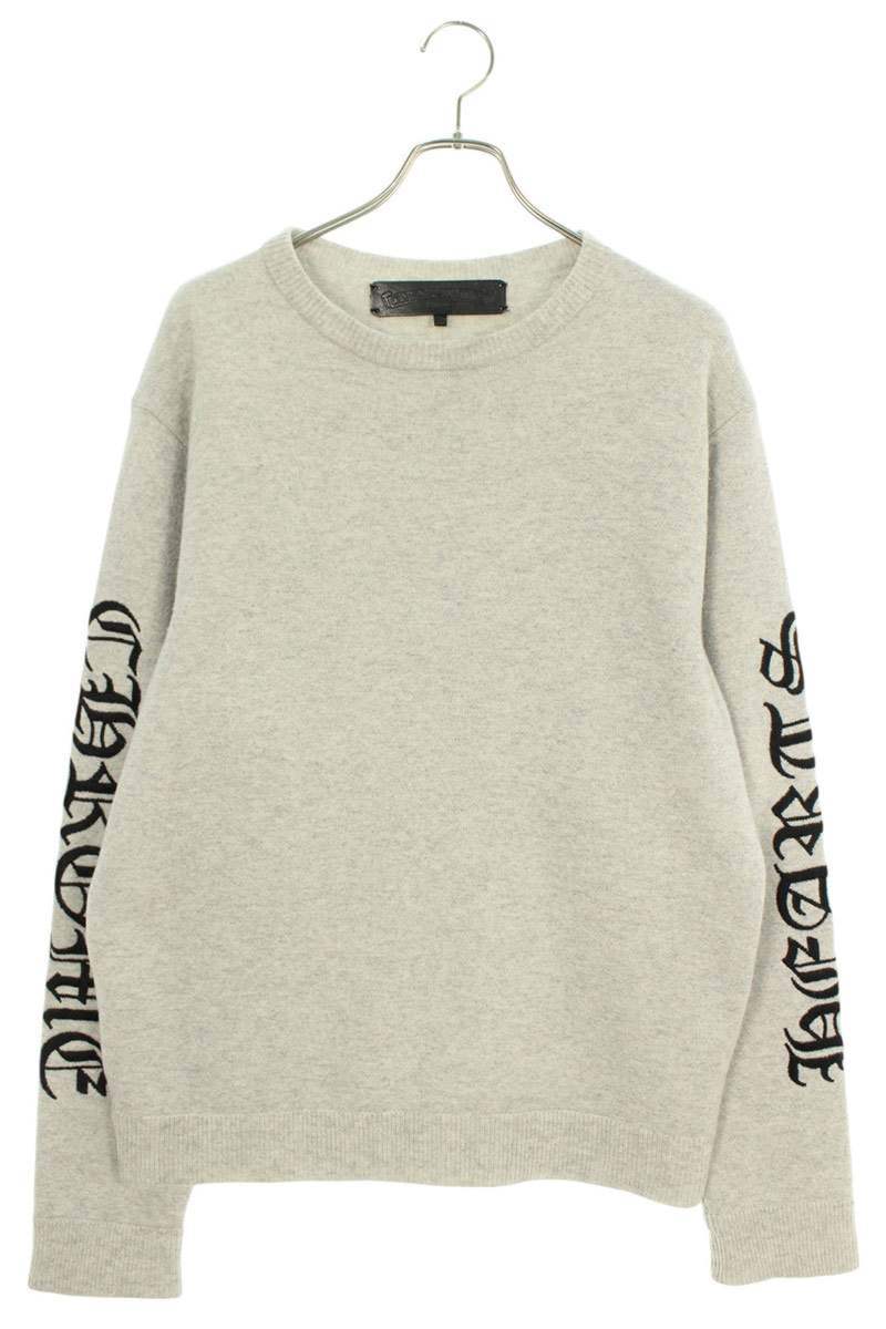 Chrome Hearts Logo Embroidered Knit Sweater Size L